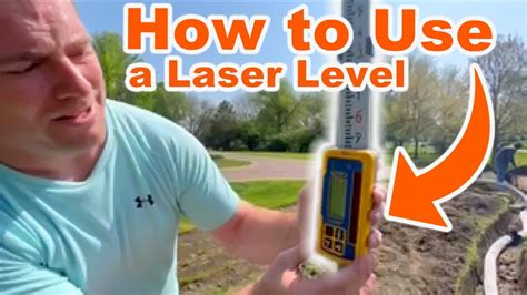 laser level for yard drainage